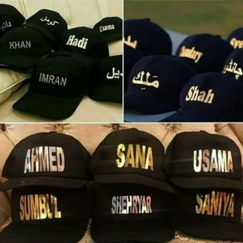 Customize Name Cap