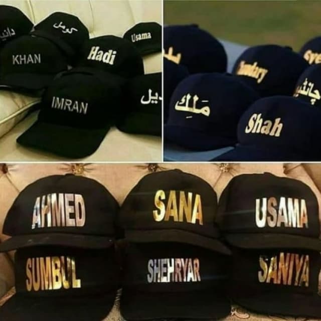 Customize Name Cap