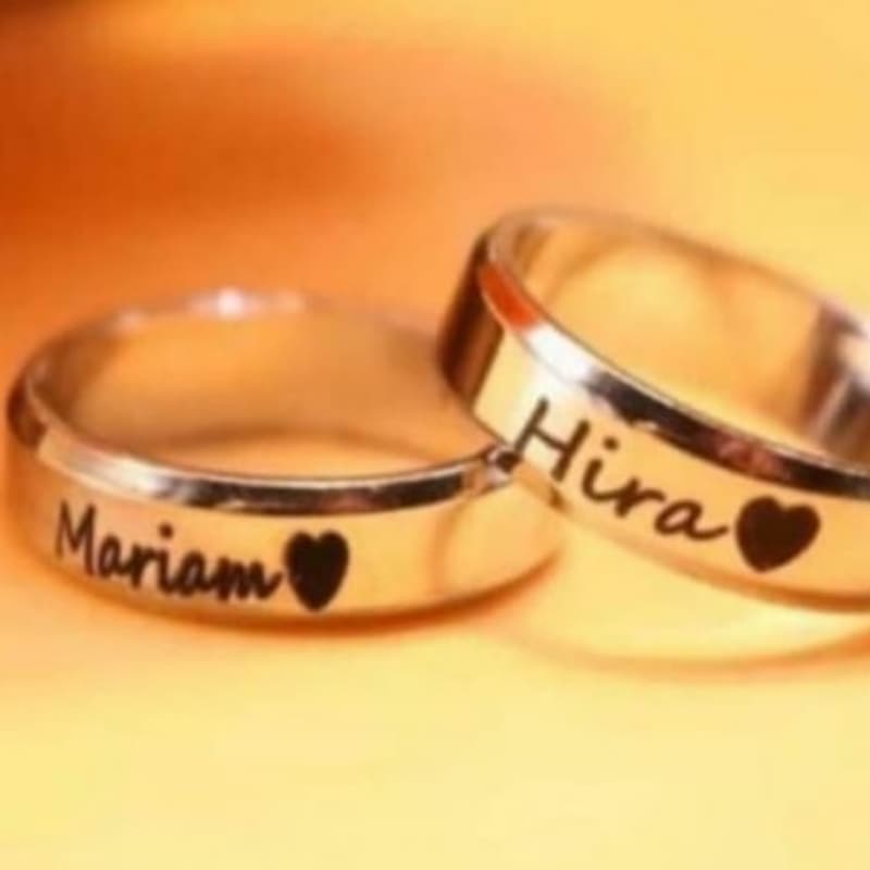 Customize Ring ( Name and Date )