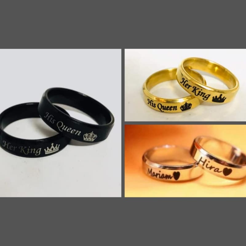 Customize Ring ( Name and Date )
