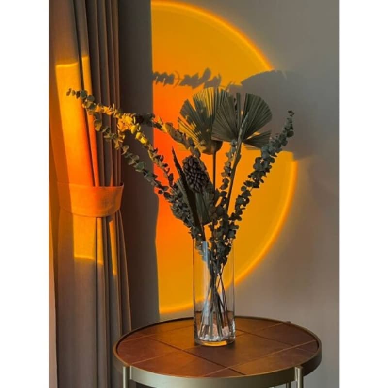 Sunset Lamp Projector Light WiFi Sunset Projector 16 million or APP DIY Cha