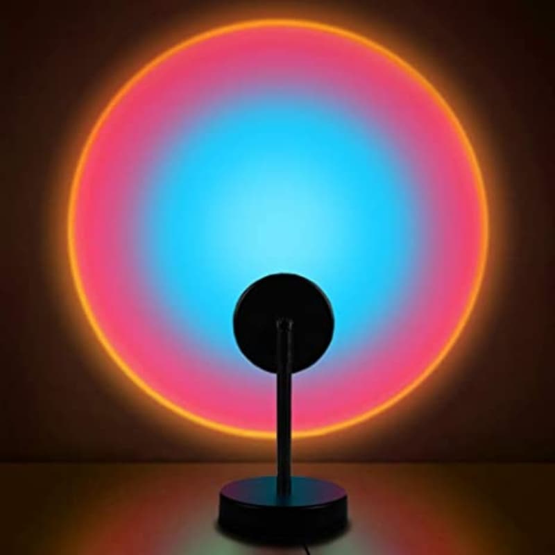 Sunset Lamp Projector Light WiFi Sunset Projector 16 million or APP DIY Cha