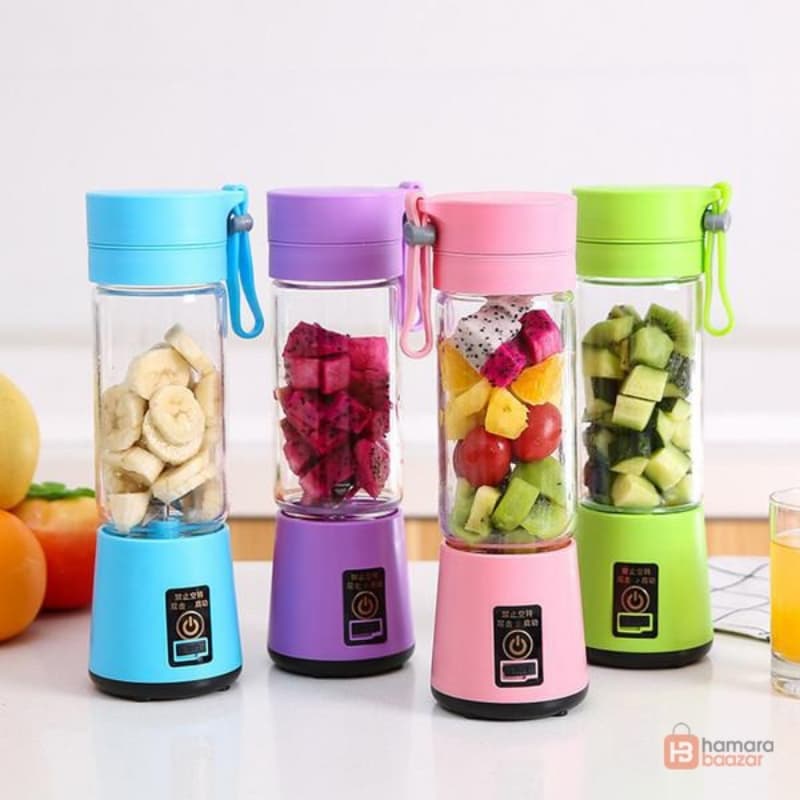 USB Rechargeable Juicer Blender 6 Blades Electric Blender Mini Portable Per